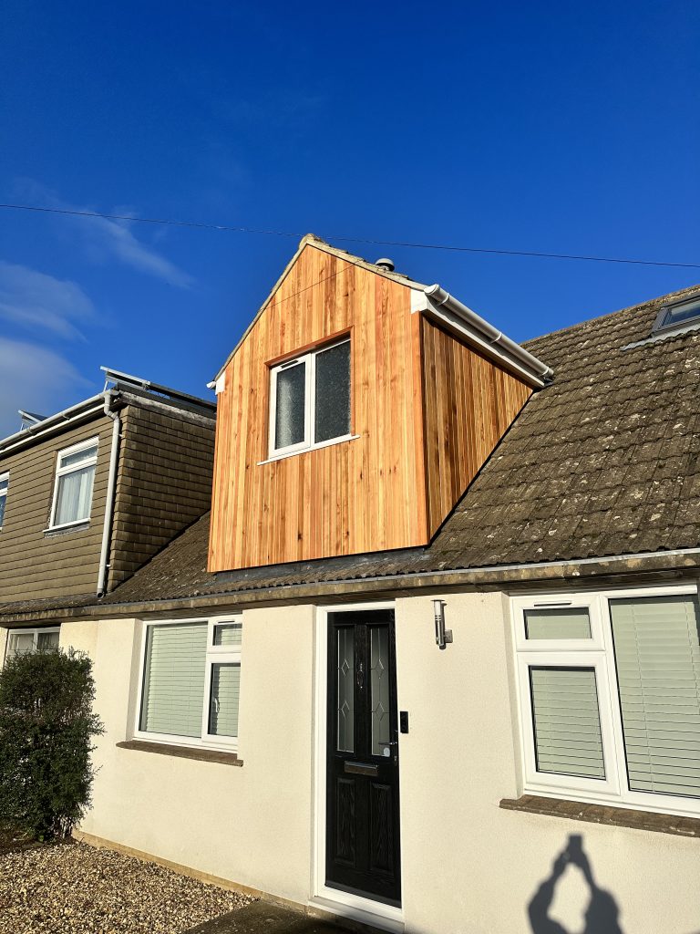 Canadian red cedar wood cladding